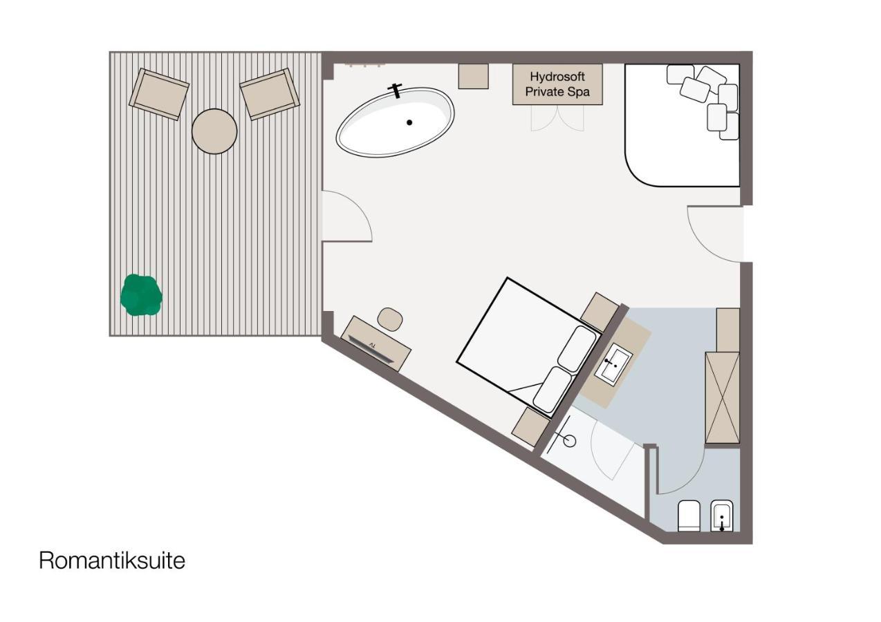 Suite mit eigener Sauna