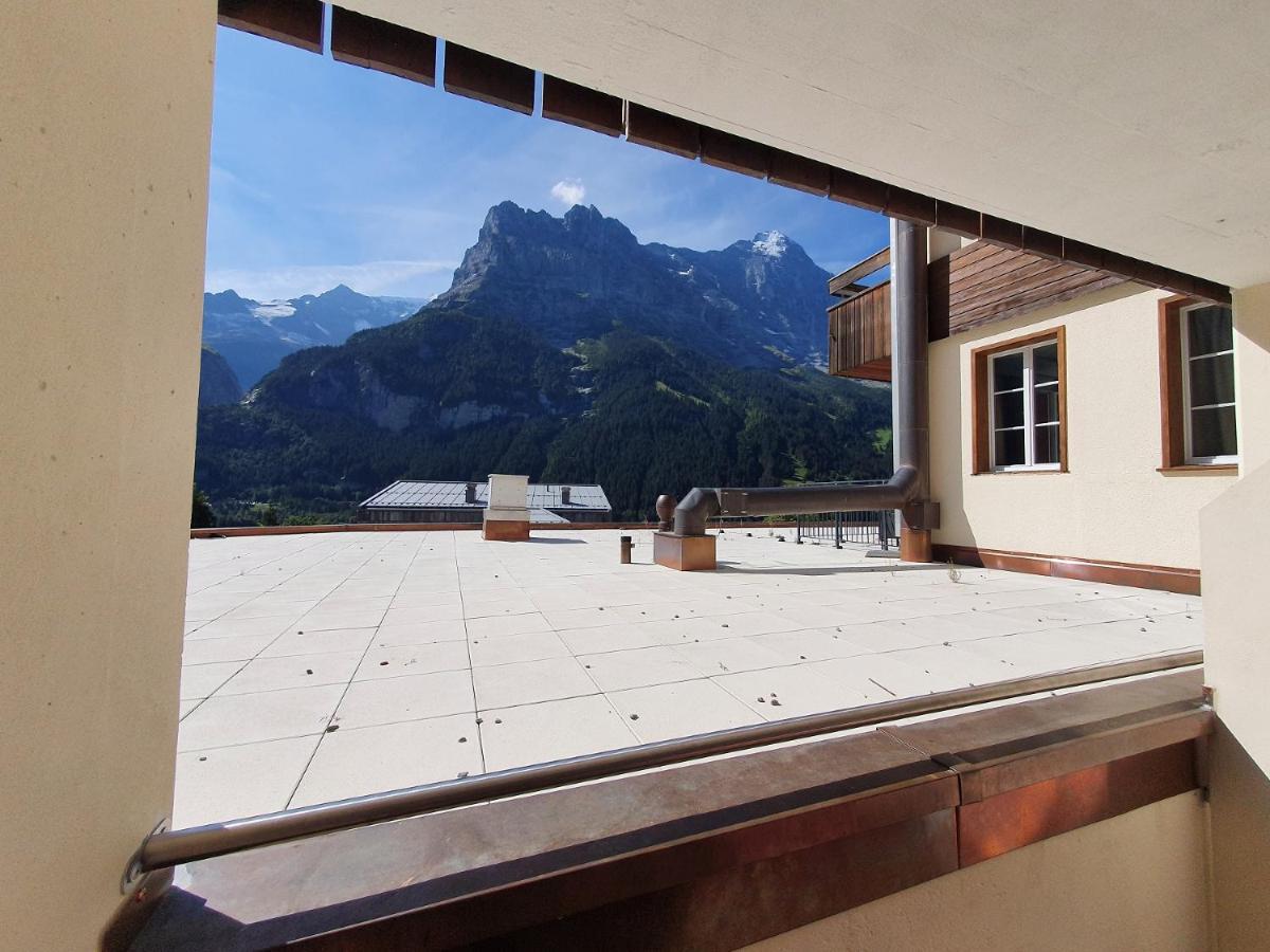 Tweepersoonskamer met Gedeeltelijk Uitzicht op de Eiger