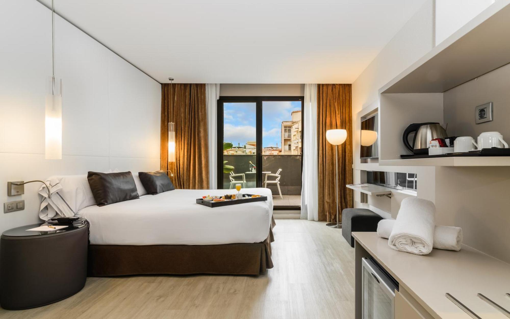 Das Urban Terrace-Zimmer beinhaltet einen Zugang zum Spa pro Person und Aufenthalt