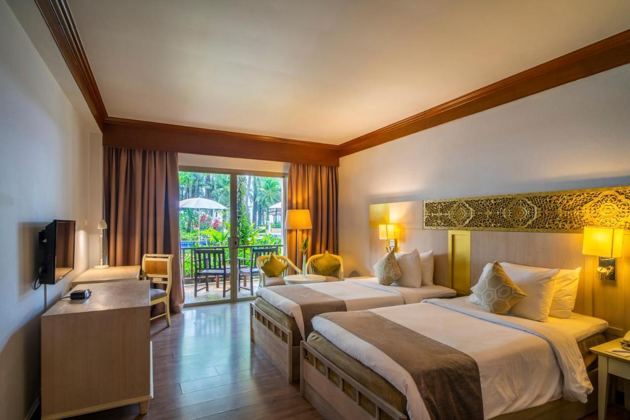 Deluxe Zweibettzimmer mit Terrasse im Erdgeschoss