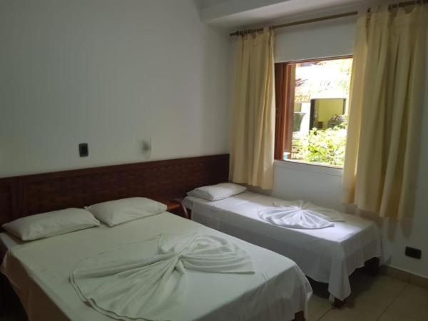 Quarto Triplo com Vista do Jardim