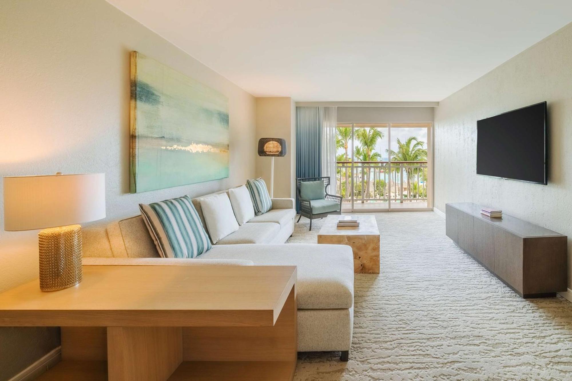 Cayena Suite met Kingsize Bed en Balkon met Uitzicht op het Resort - Hoge Verdieping