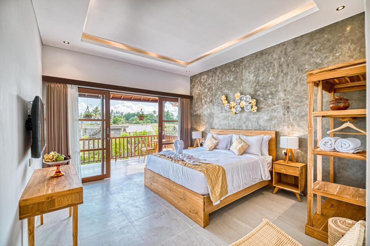 Suite mit Balkon und Gartenblick