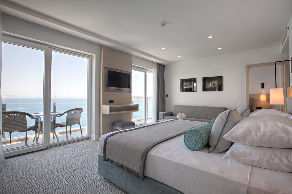 Premium Familiesuite met Balkon - Uitzicht op Zee