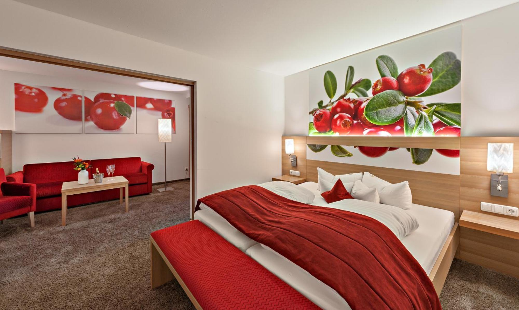Suite mit See- und Bergblick