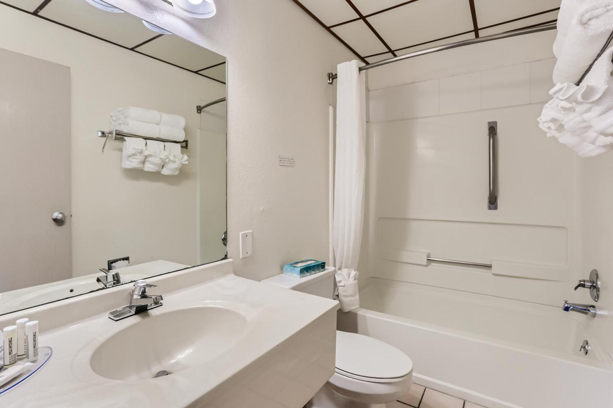 1 King Bed, Mobility/Hearing Accessible Room, Roll-In Shower, Non-Smoking