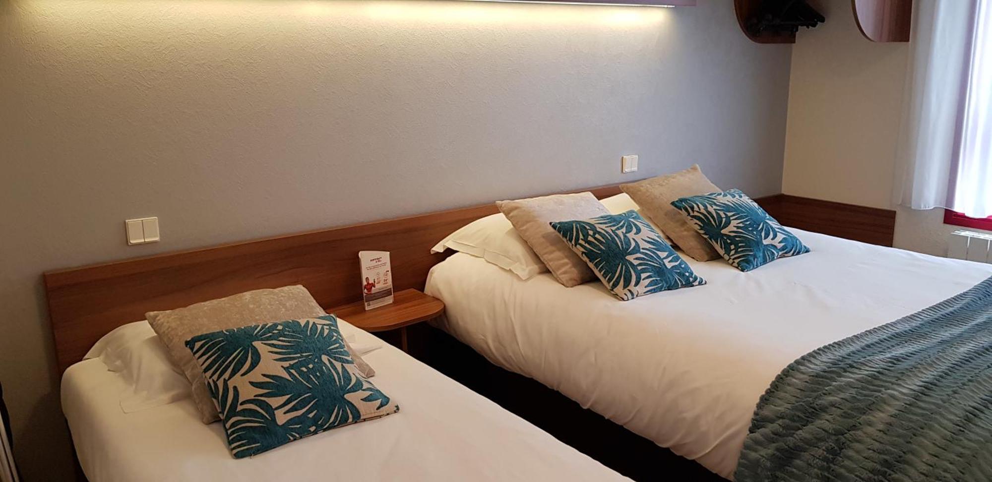 Chambre Triple Confort avec Vue sur Jardin