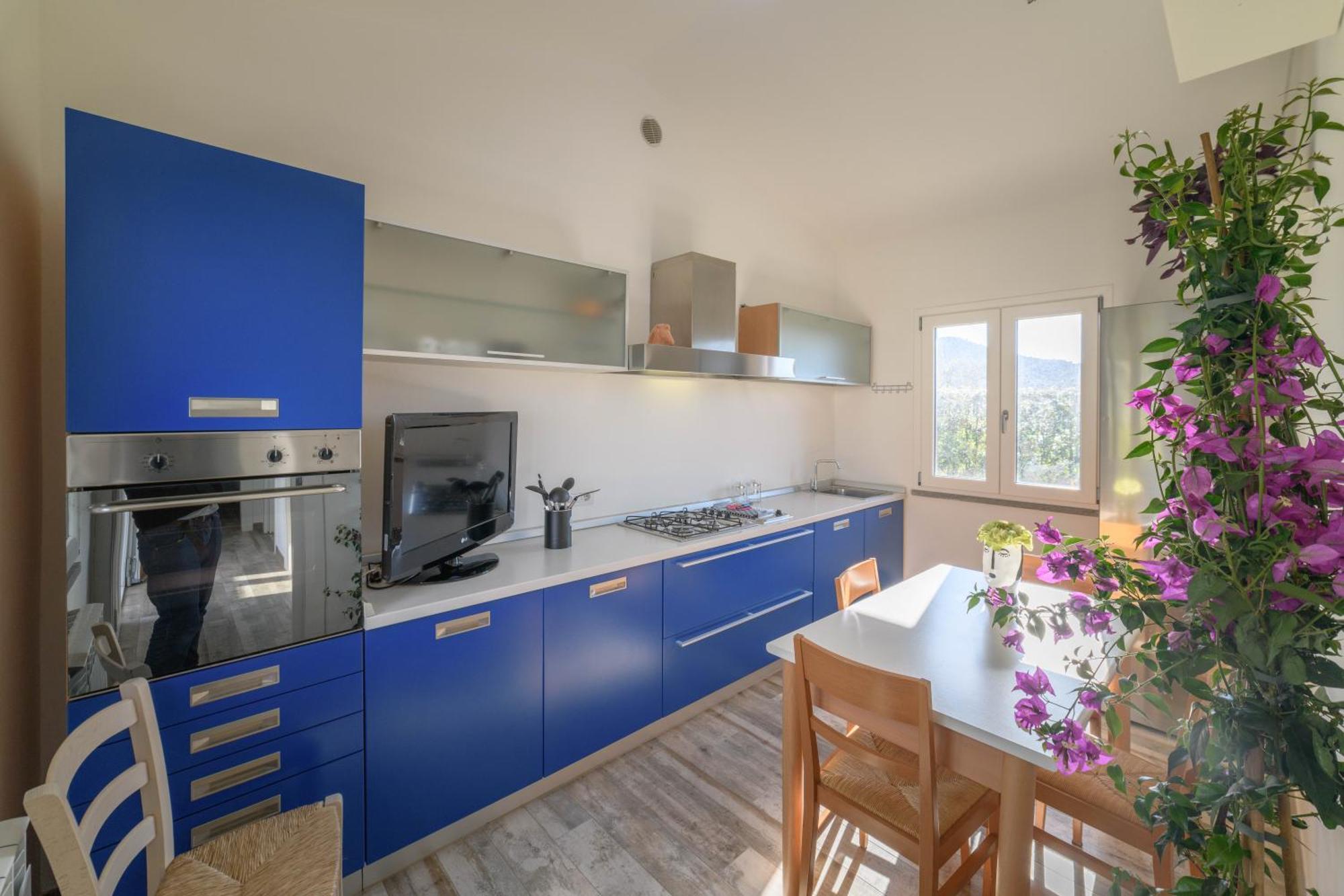 Apartment mit 2 Schlafzimmern und Gartenblick