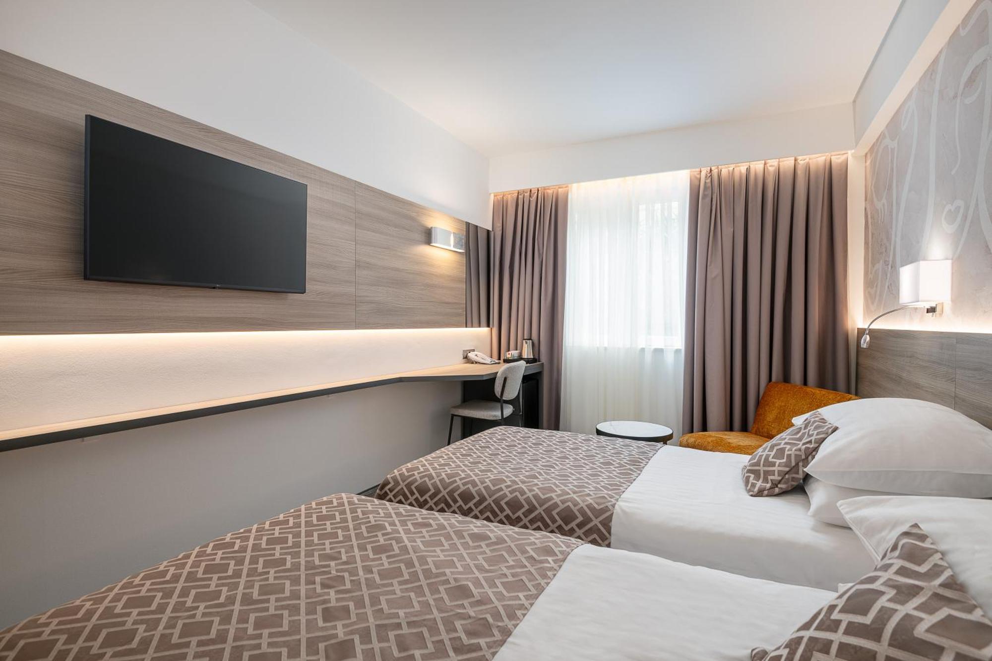 Tweepersoonskamer met 1 of 2 Bedden