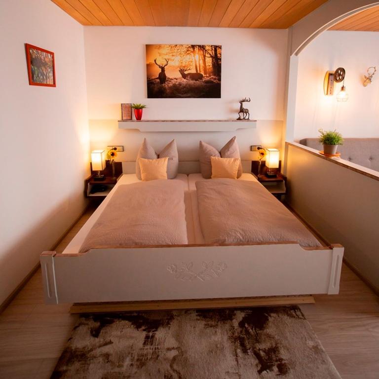 Doppelzimmer mit Gartenblick