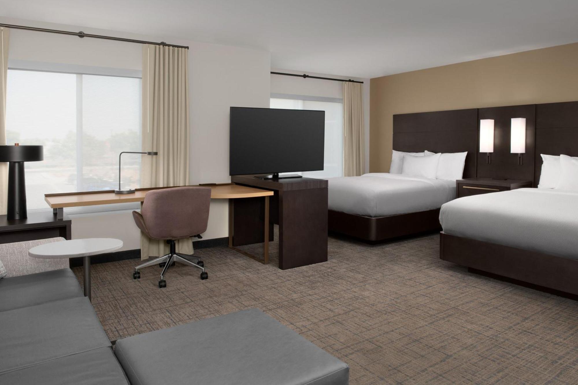 Queen Studio with Two Queen Beds and Sofa Bed