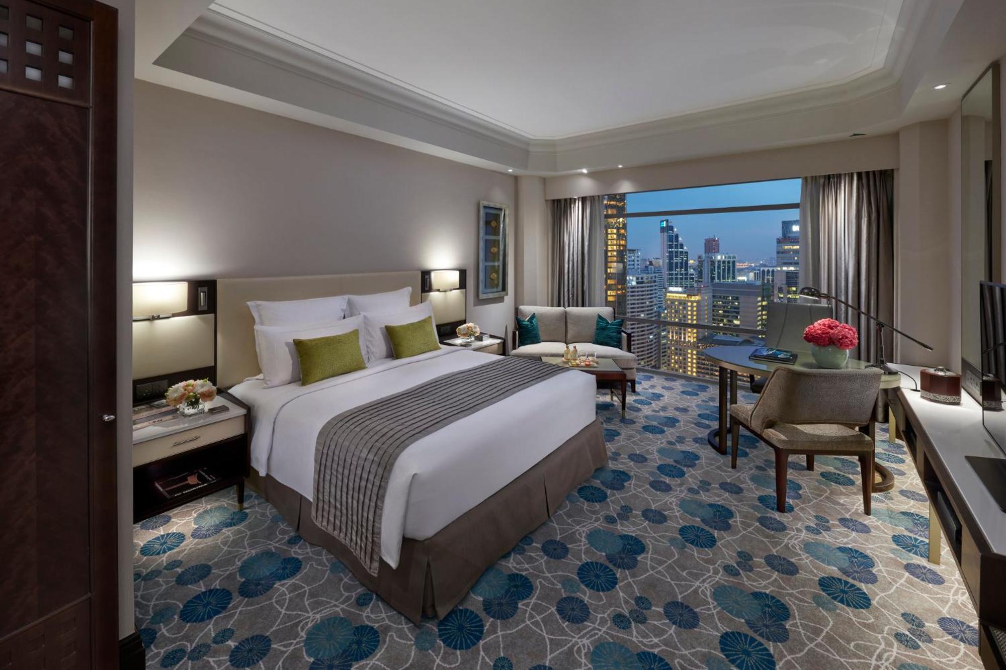 Habitación Doble Deluxe con cama extragrande y vistas a la ciudad