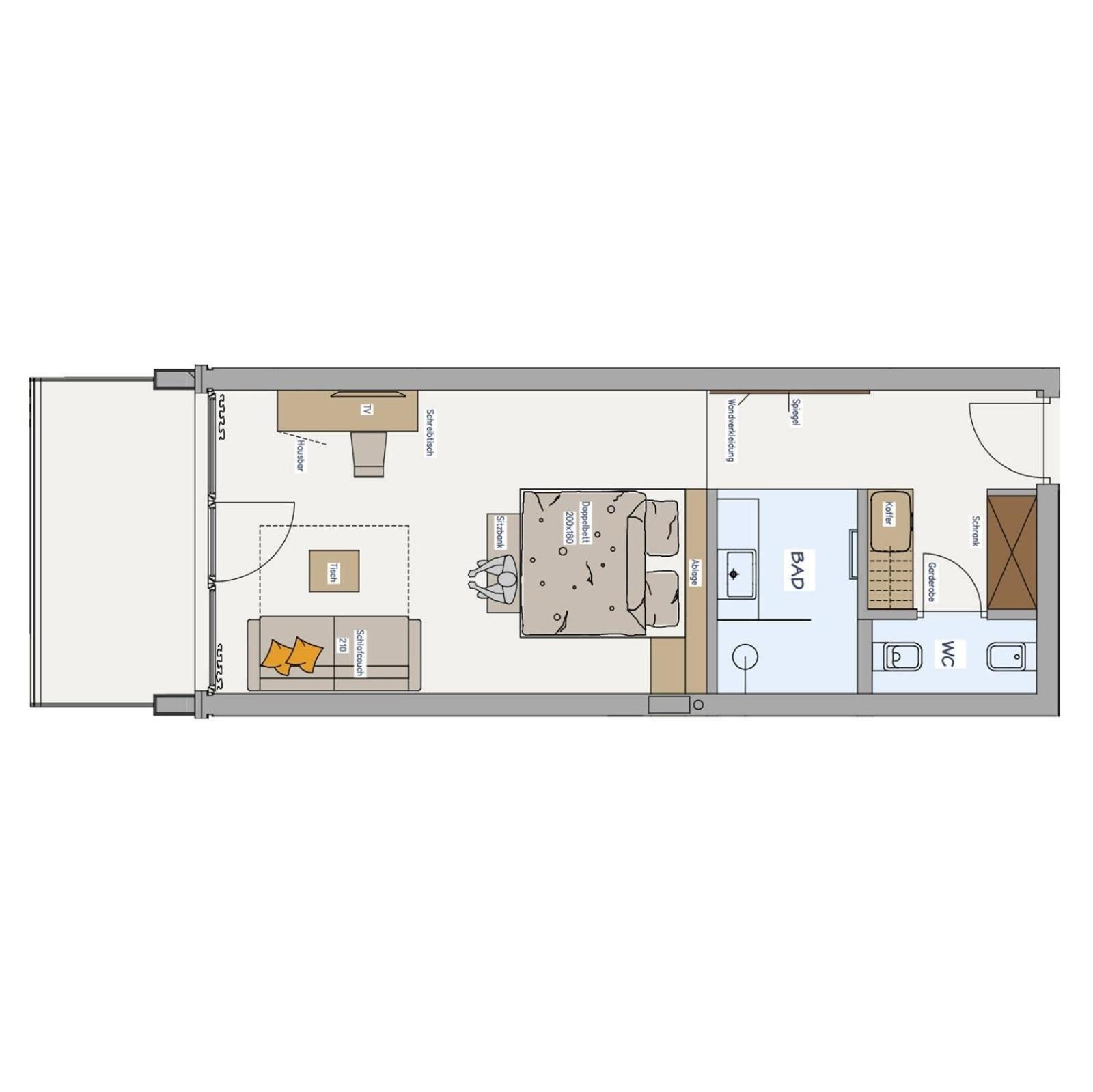 Junior Suite mit Bergblick