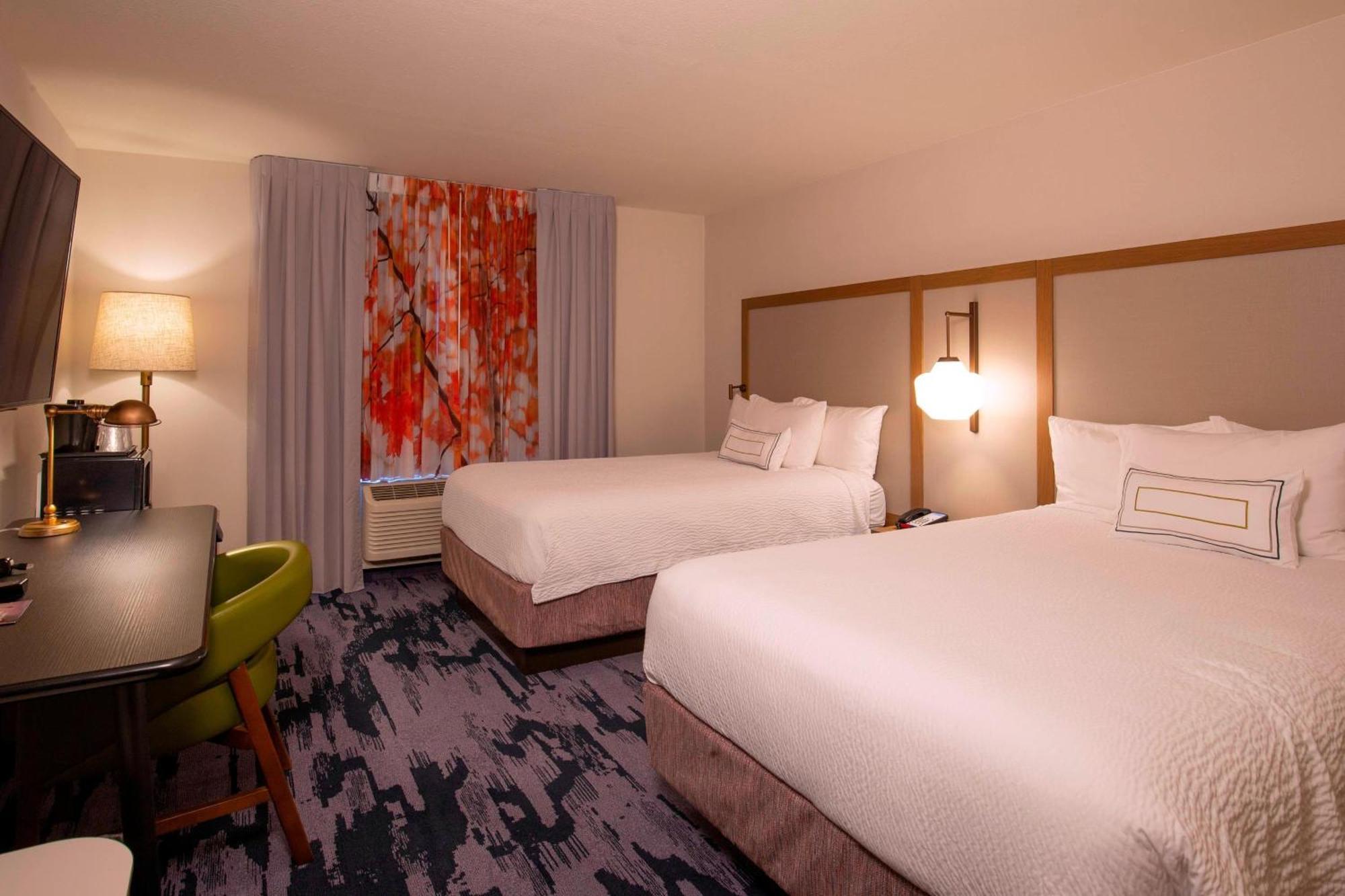 Double Room with Two Double Beds, Roll-In Shower and Transfer Shower - Mobility Access/Hearing Accessible