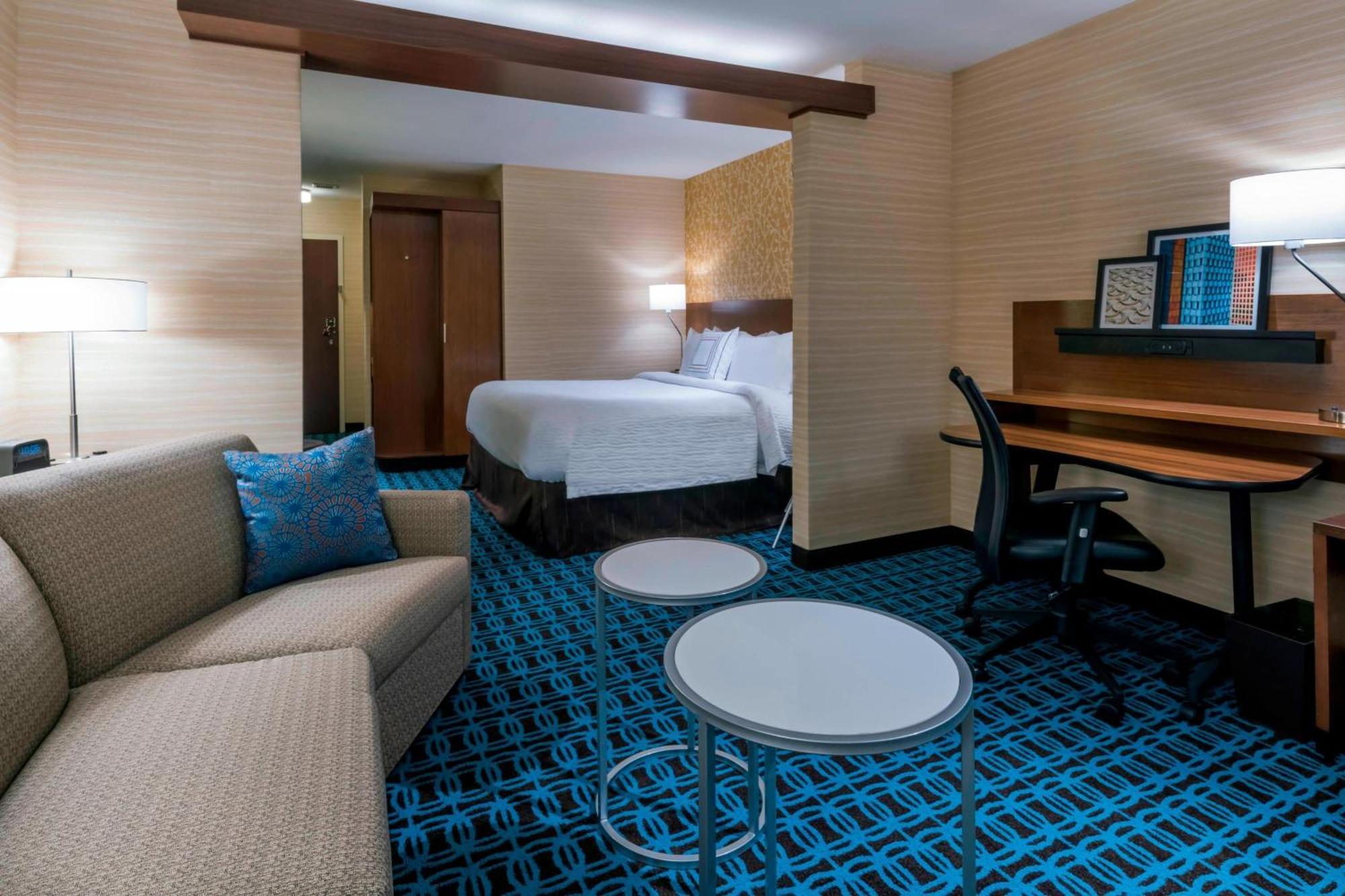 King Suite with Roll-In Shower and Sofa Bed - Mobility Access/Hearing Accessible