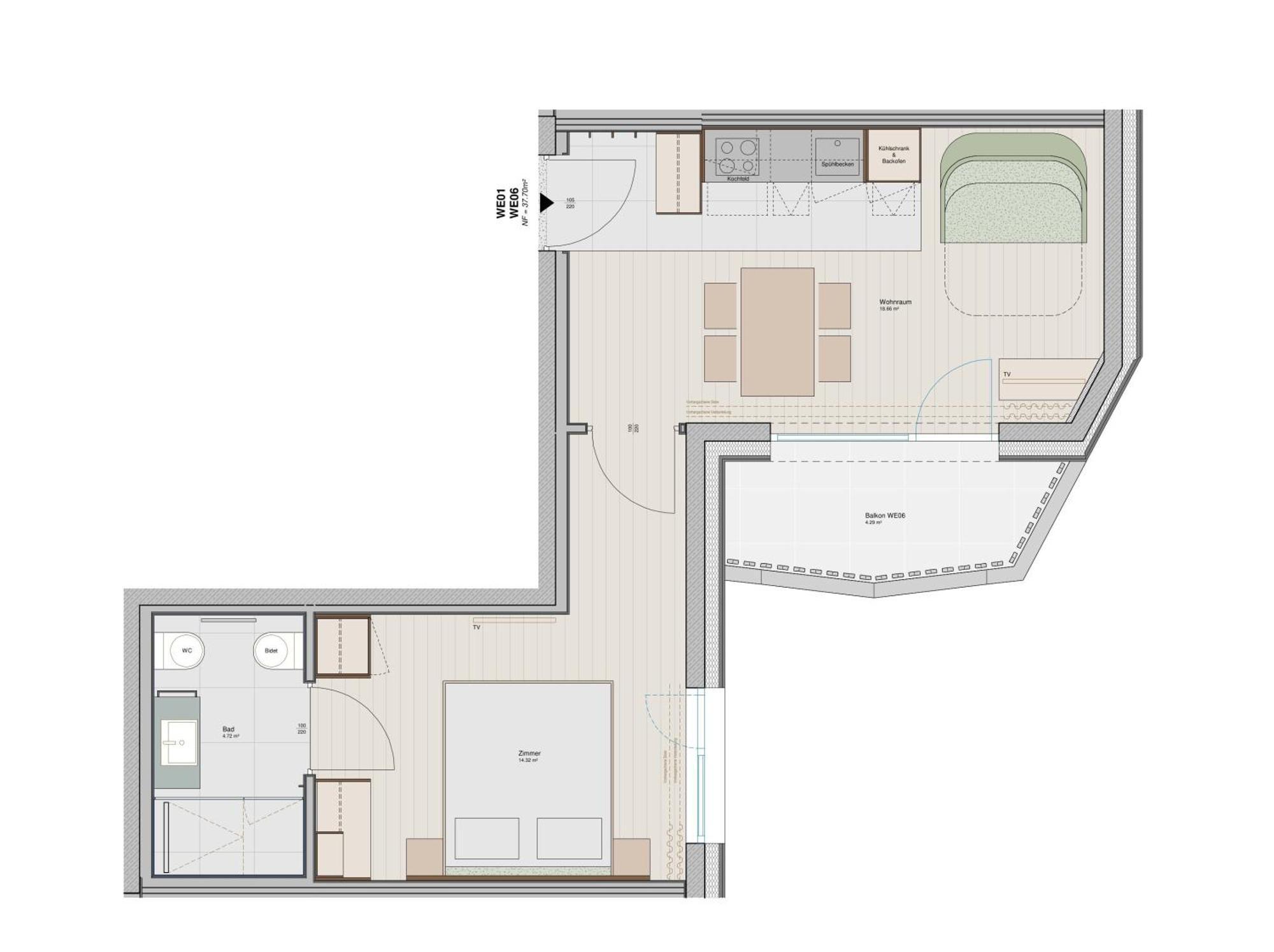 Suite Junior con Vista Montagna