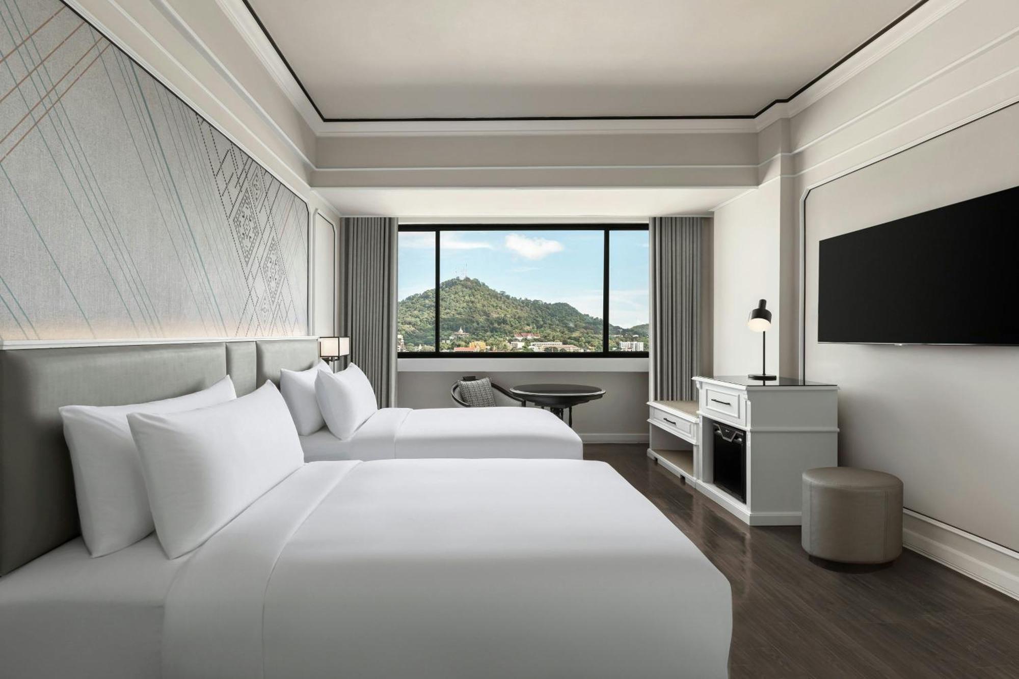 Deluxe Zweibettzimmer mit Stadtblick