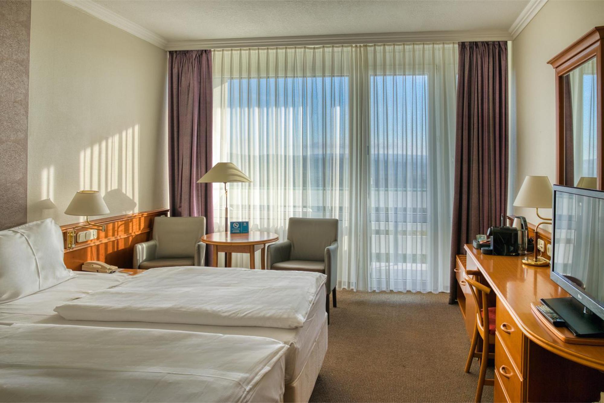Superior Doppelzimmer mit Parkblick und Zugang zum Wellness- und Fitnessbereich