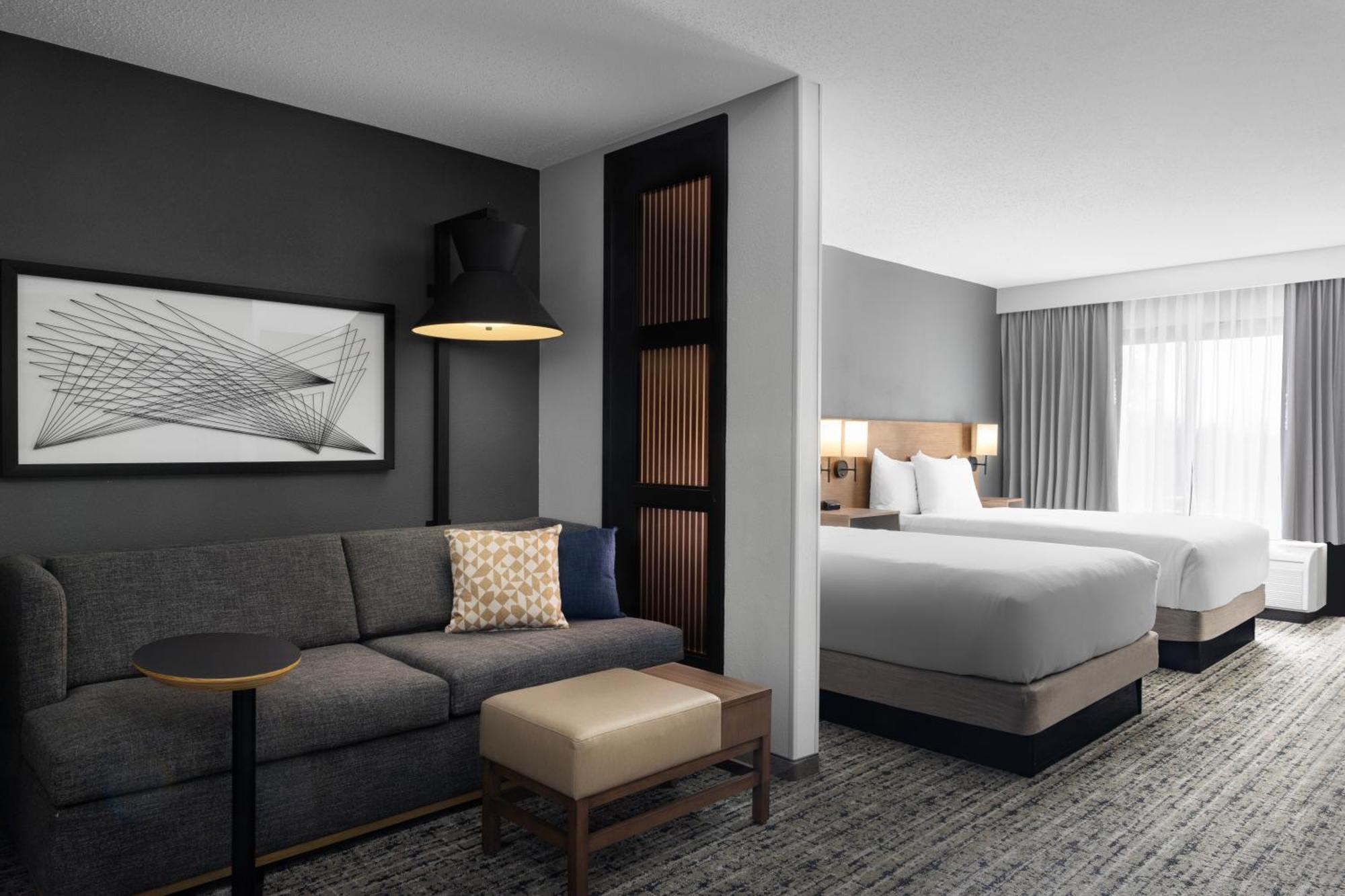 Double Room with Two Double Beds and Sofa Bed