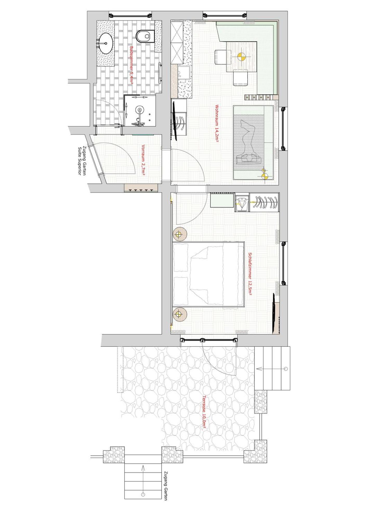 Junior Suite mit Terrasse