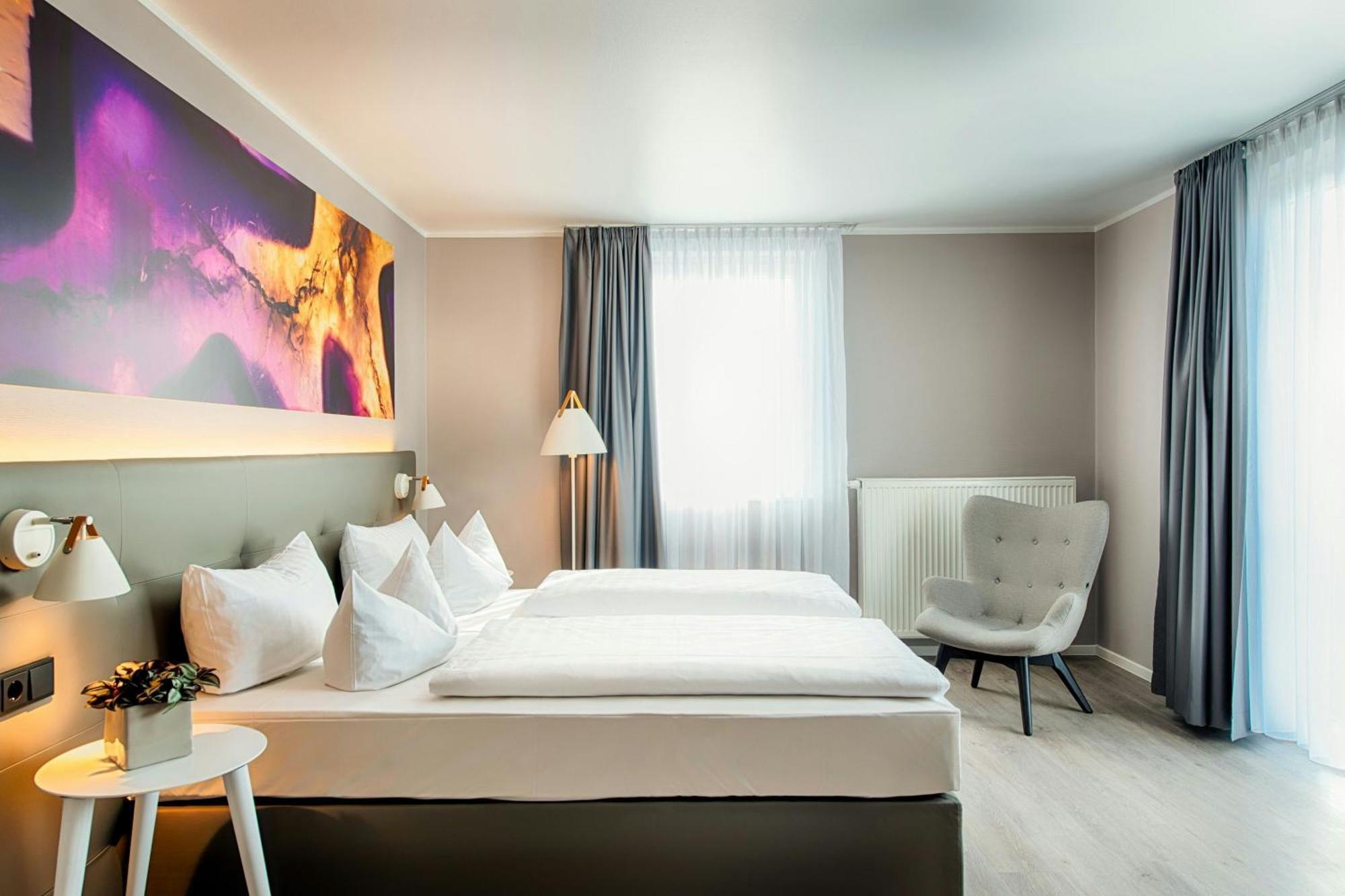 Comfort Doppelzimmer mit Blick auf die Stadt