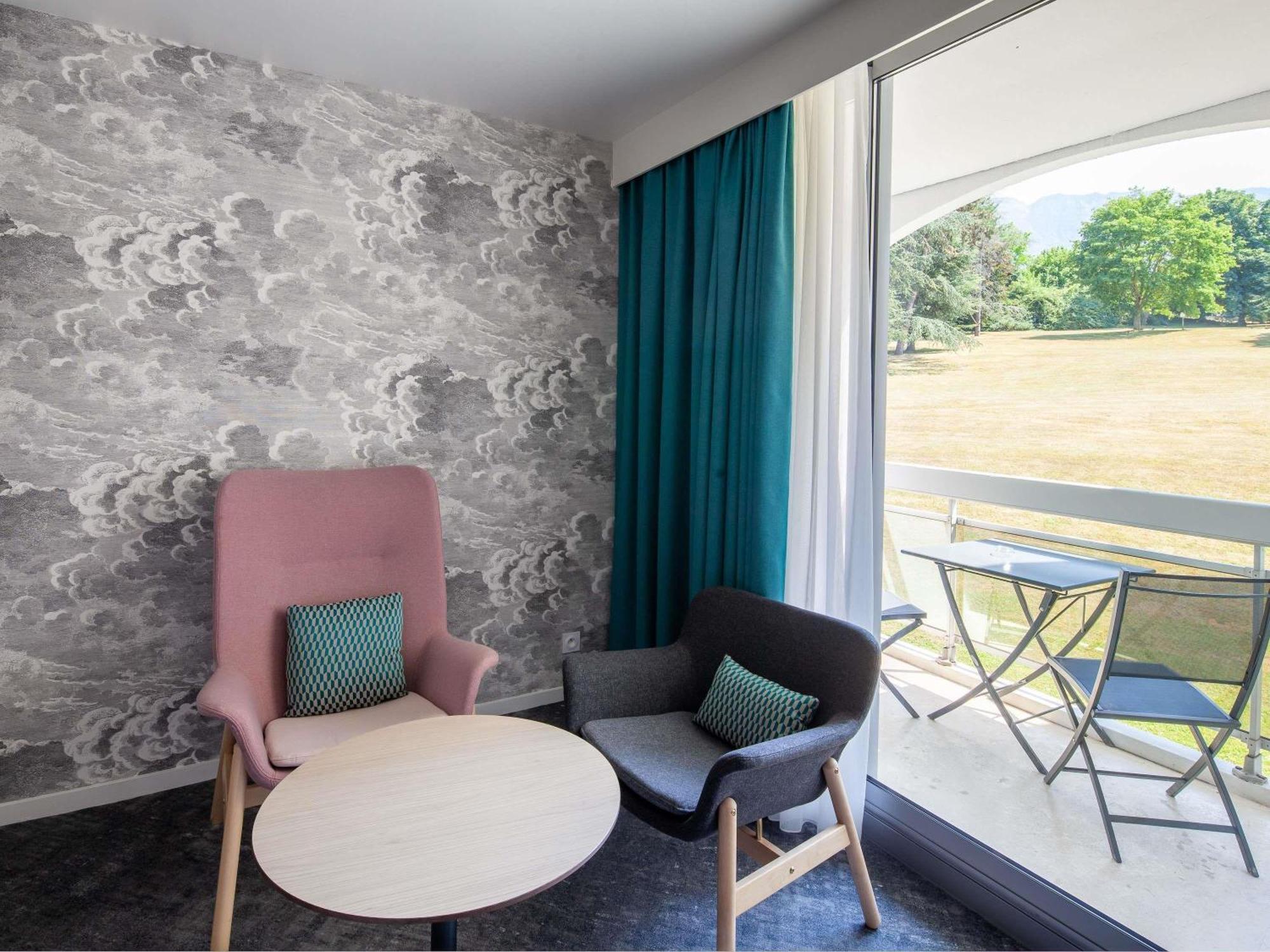 Chambre Lits Jumeaux Classique avec Terrasse et Accès au Spa