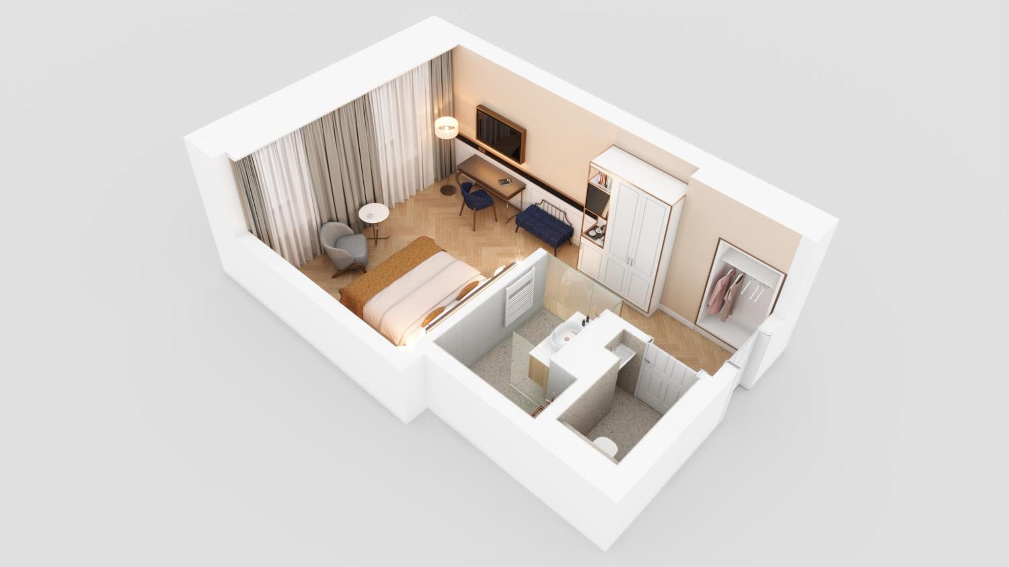 Chambre Deluxe Double ou Lits Jumeaux