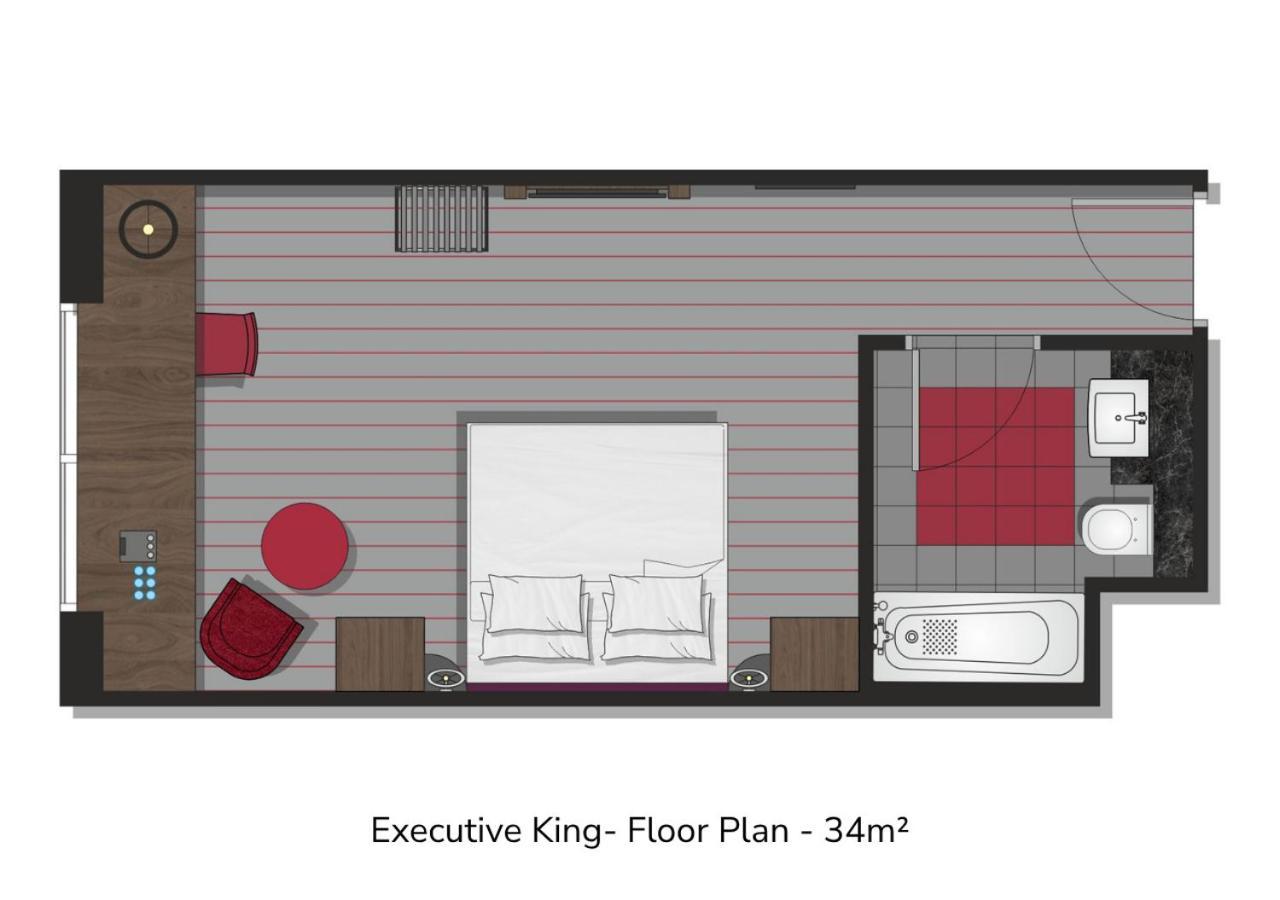 Quarto Executivo com Cama King-size