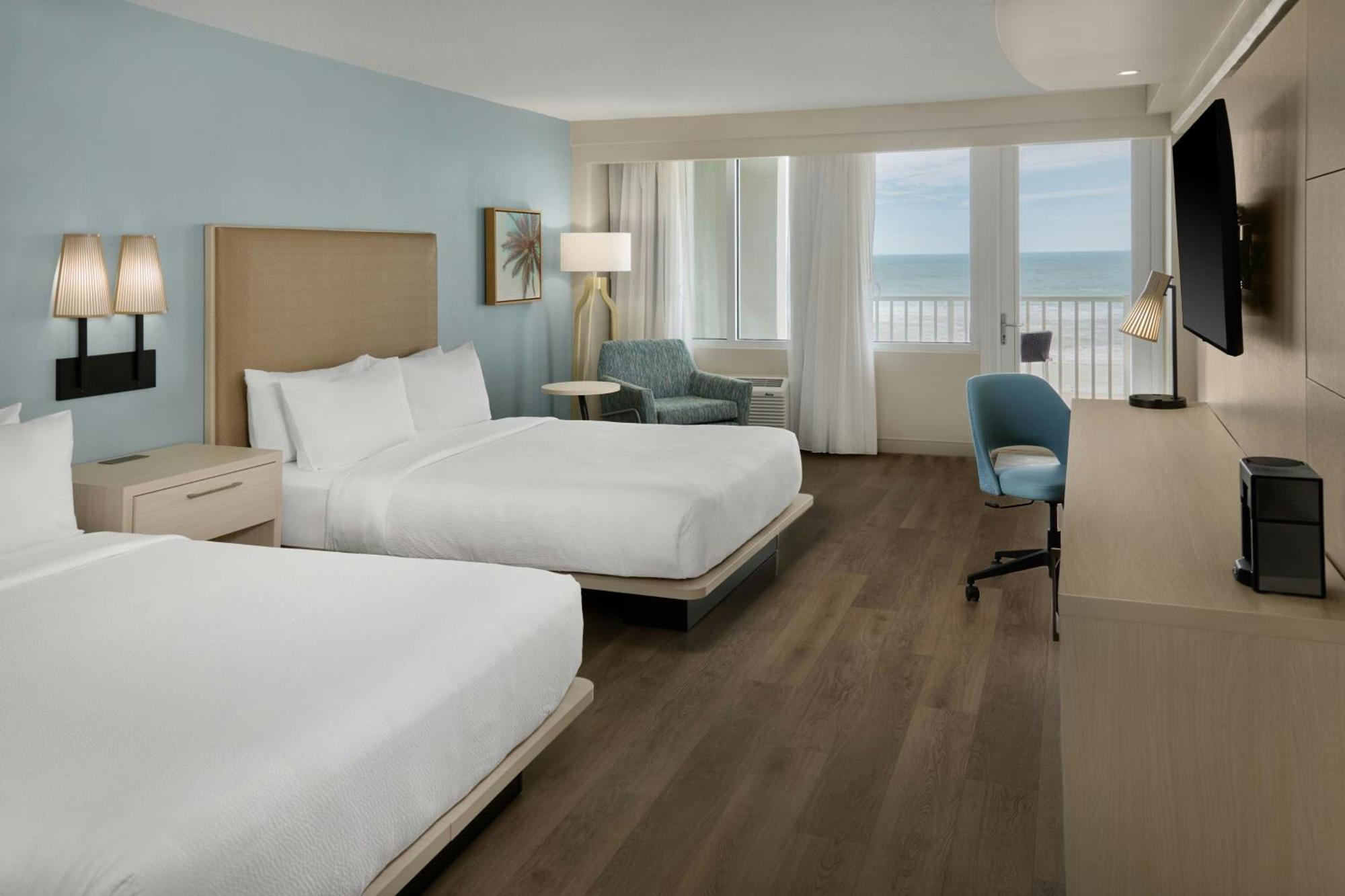 Queen Room with Two Queen Beds and Inland View