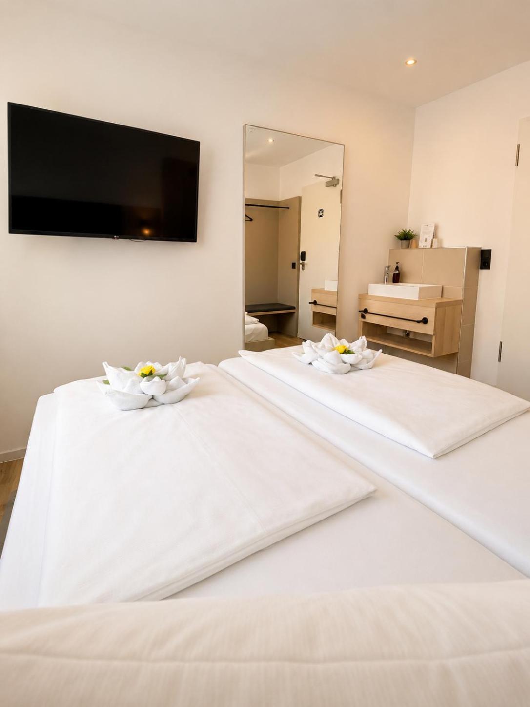 Budget Doppelzimmer mit Gemeinschaftsbad