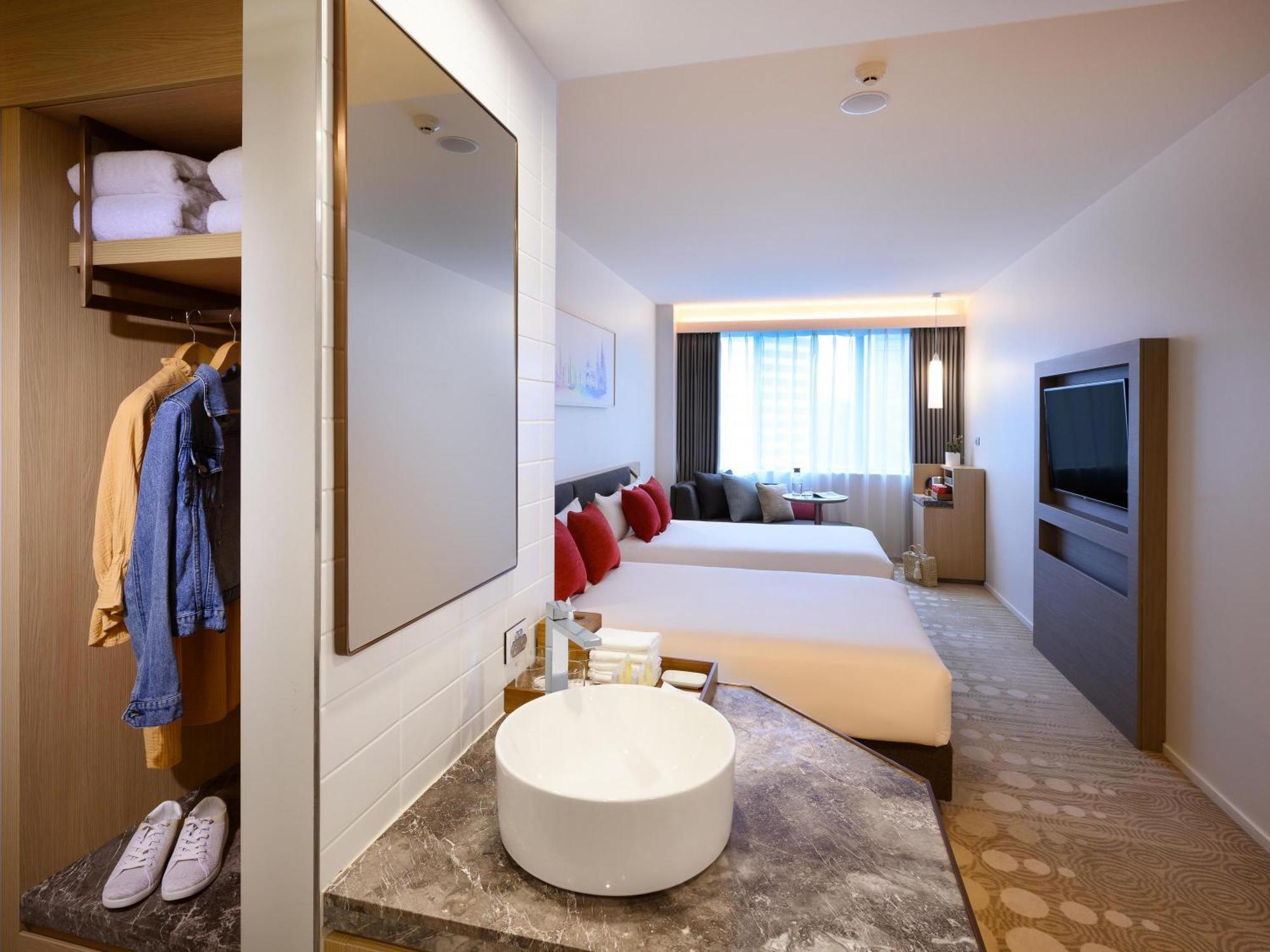 Chambre Supérieure avec 2 Lits Doubles