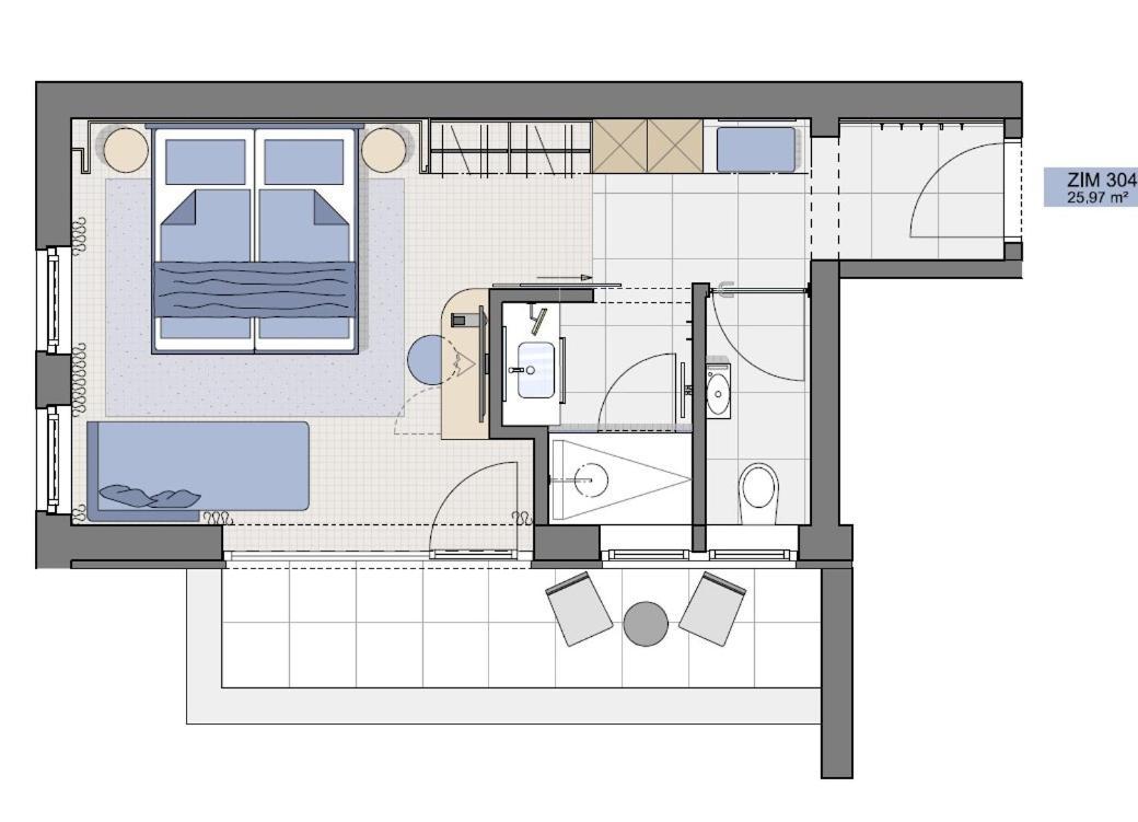 Deluxe Doppelzimmer mit Zustellbett