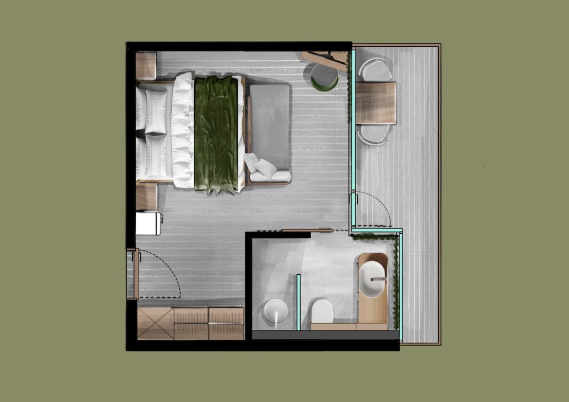 Doppelzimmer mit Balkon