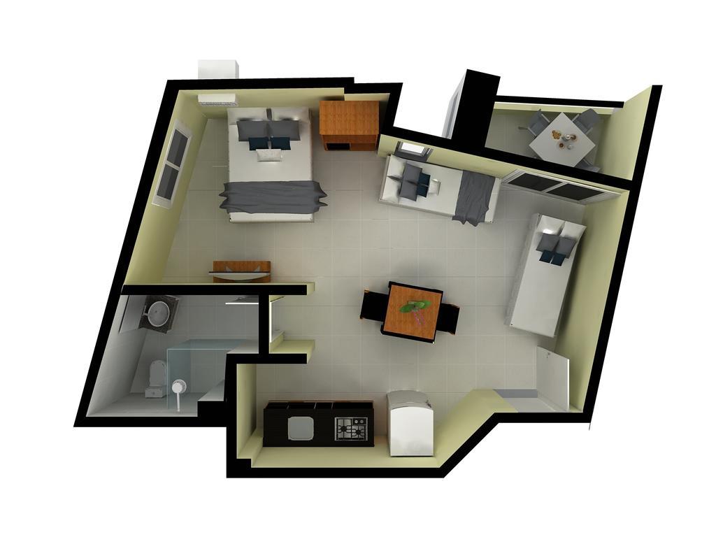 Quarto Standard com Vista Lateral do Mar