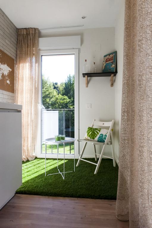 Apartamento con vistas al jardín