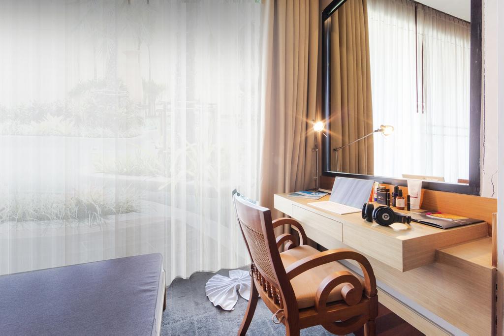 Tweepersoonskamer met 1 of 2 Bedden en Toegang tot het Zwembad