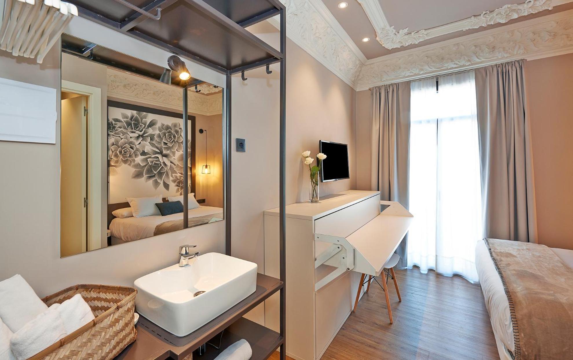 Tweepersoonskamer met 1 of 2 Bedden en een Extra Bed