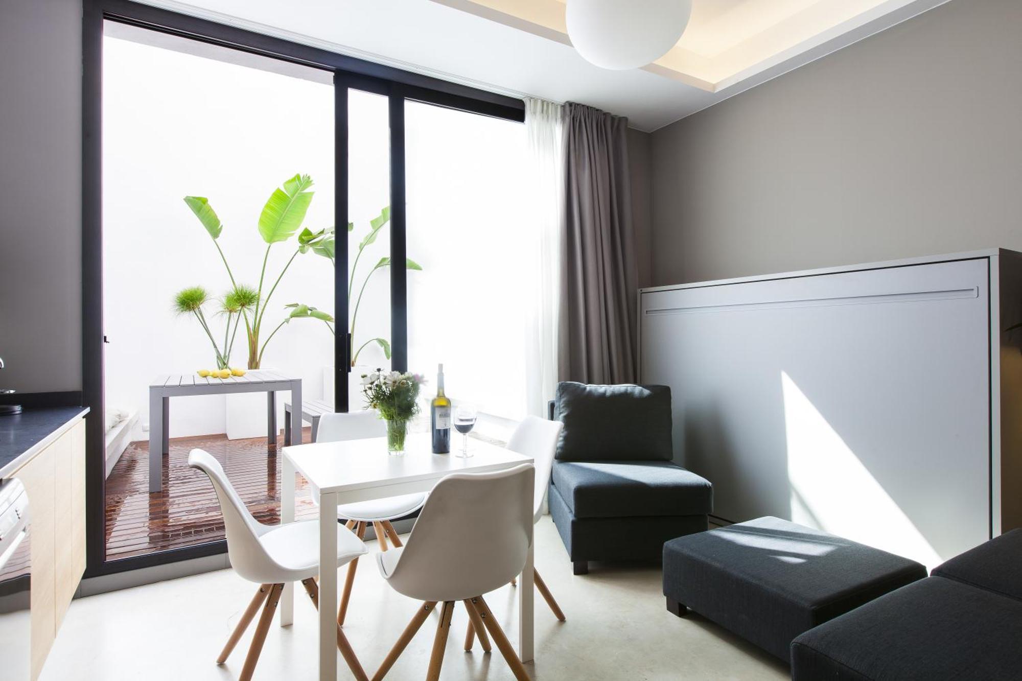 Estudio con terraza