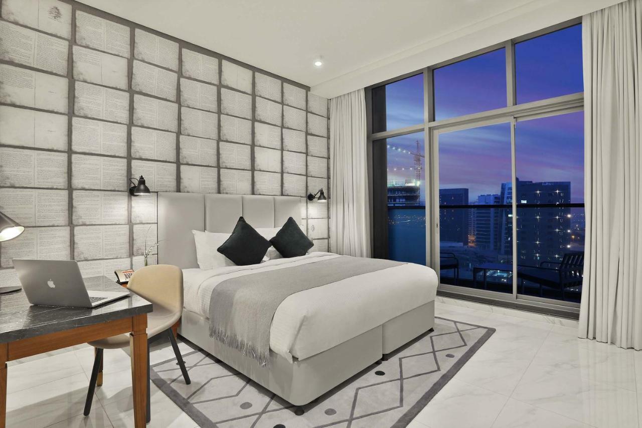 Executive Kamer met 1 Bed - Gedeeltelijk Uitzicht op Burj Khalifa met Gratis Pendeldienst naar Strand en Winkelcentrum