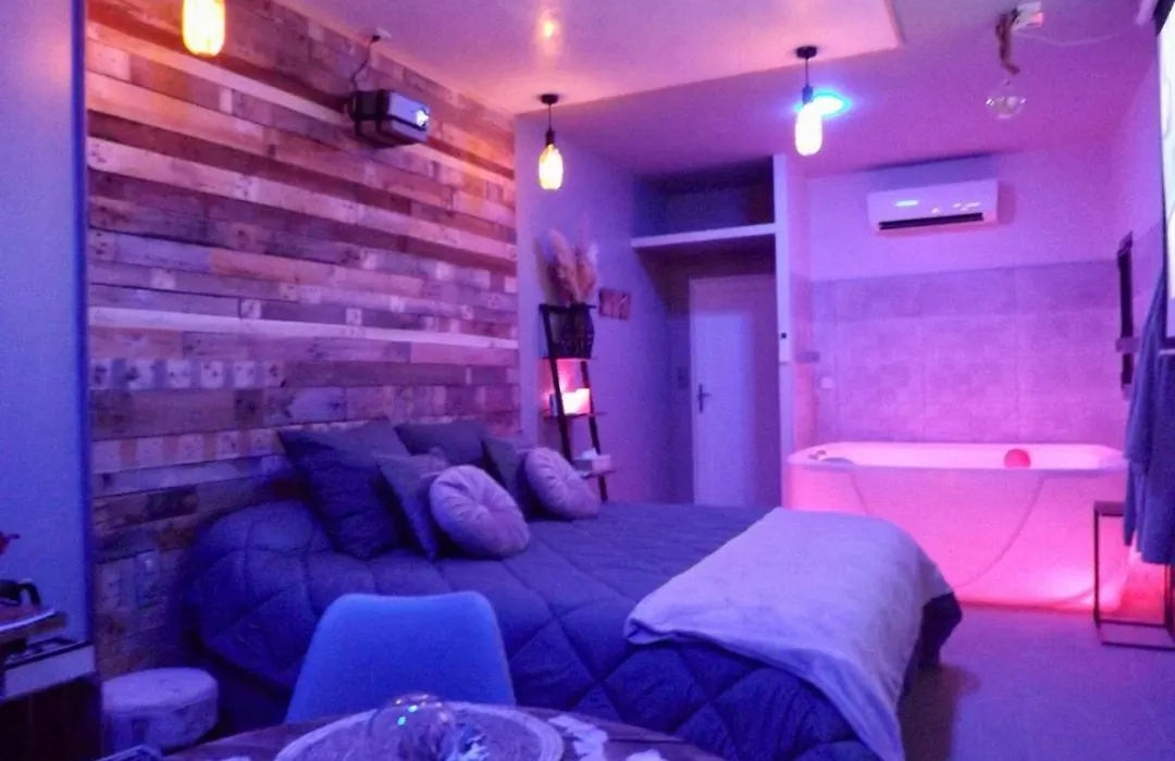 La Suite Côté Pool-House Piscine, Sauna&Jacuzzi privatifs-1