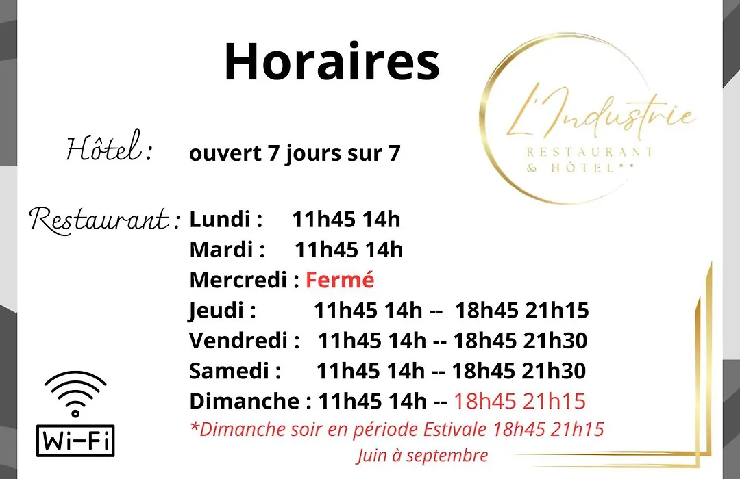 Hôtel Restaurant L'Industrie-1