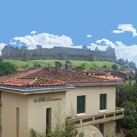 La Villa Carcassonne, piscine chauffée, Cité à 600m, Clim, Parking, Borne VE-3