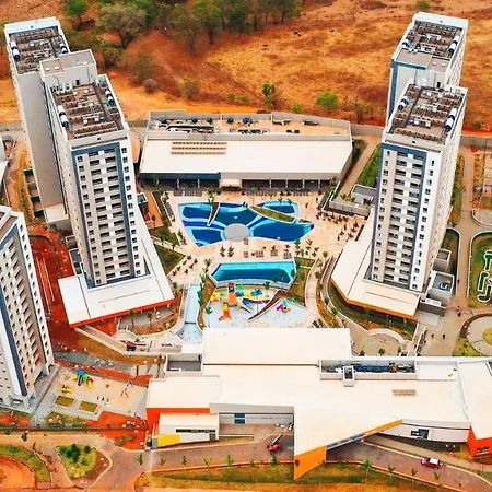 Enjoy Solar Das Aguas Apartamento No Maior Resort Do Brasil Em Olimpia Proximo Ao Thermas Dos Laranjais-3