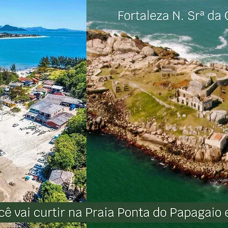Pousada Recanto Edênico - à beira mar da Praia Ponta do Papagaio, Palhoça SC-2