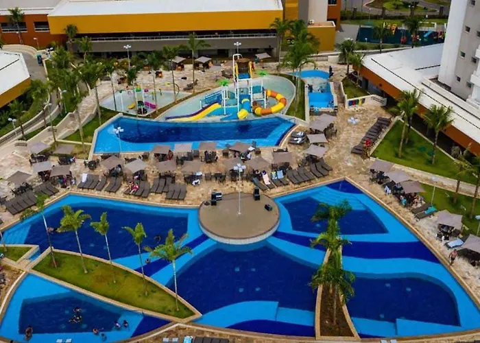 Enjoy Solar Das Aguas Apartamento No Maior Resort Do Brasil Em Olimpia Proximo Ao Thermas Dos Laranjais Cachoeira 