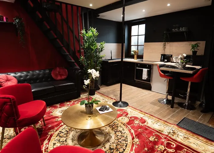 Aparthotel Capsule Secret jacuzzi jeux de couple à Valenciennes