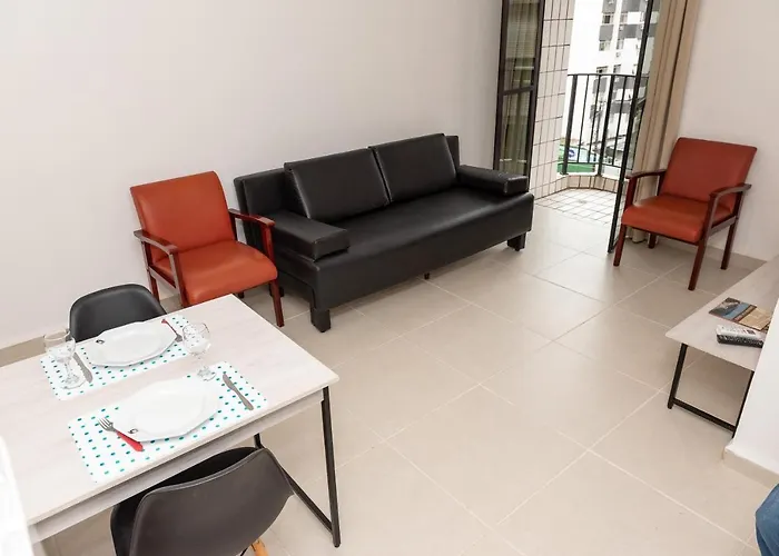 Flat Gonzaga Praia Aparthotel Santos 