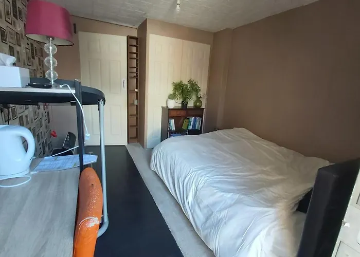 Double Bedroom In Converted Garage-No Shower,Bath Facility