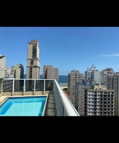Flat Na Praia Do Gonzaga Em Santos! Consulte Condicoes Para O Ano Novo! Santos 