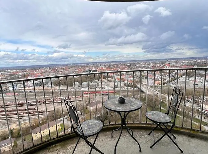 Cityapartment Im 33. Stock Augsburg